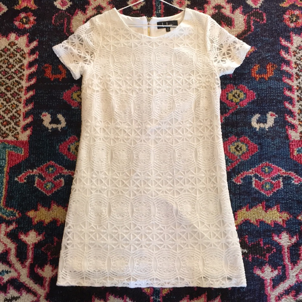 Lulu’s crochet mini dress